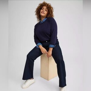 Torrid Classic Navy Crew Neck Sweater